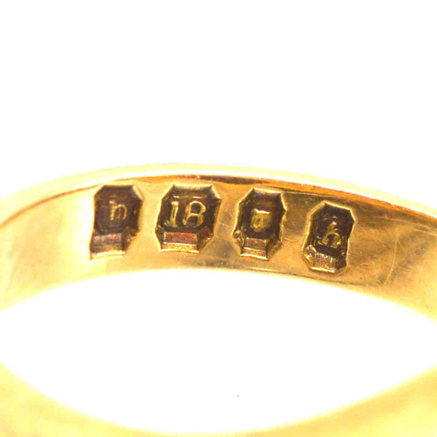 1960s 18ct Gold Signet Ring with Laplis Lazlui Intaglio of a Wolf | Parkin and Gerrish | Antique & Vintage Jewellery