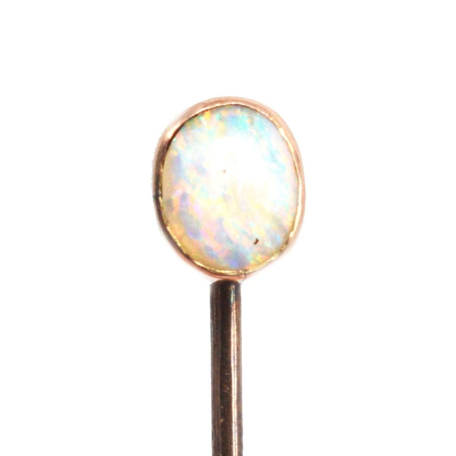 Edwardian 9ct Gold Opal Tie Pin | Parkin and Gerrish | Antique & Vintage Jewellery