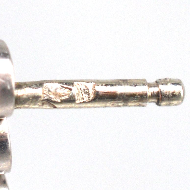 French Belle Epoque 18ct White Gold & Platinum 2.4 carats Diamond Dangling Earrings