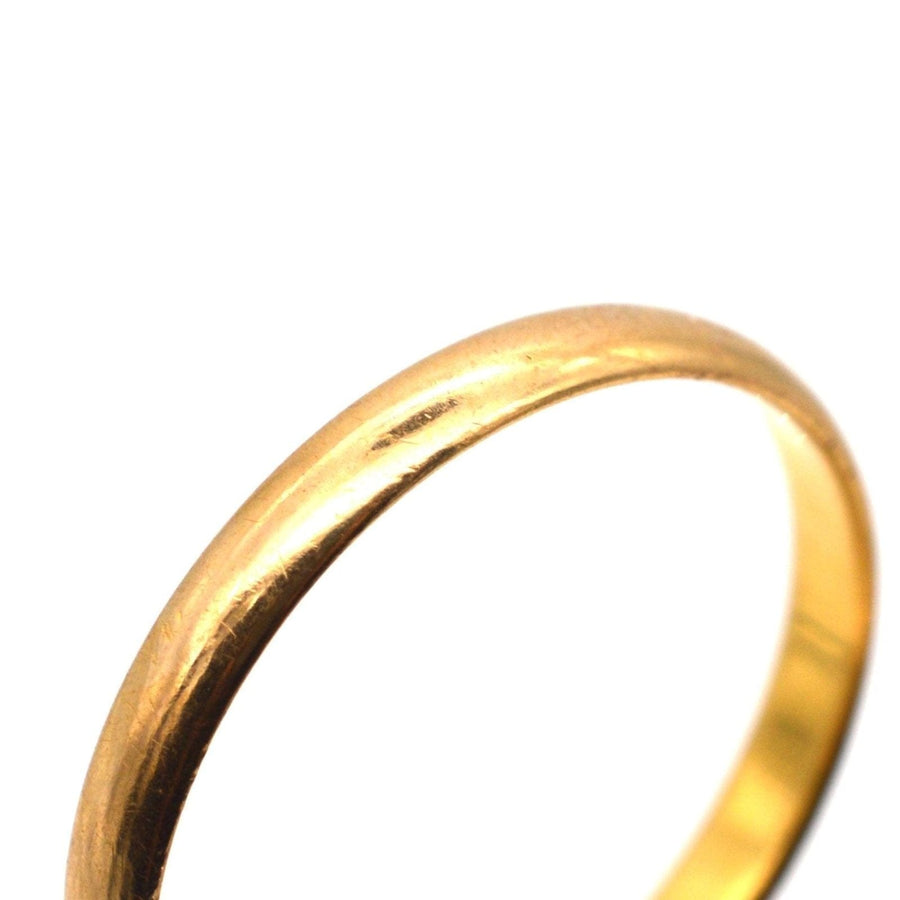 1930s 22ct Gold Wedding Ring (2.6 mm) | Parkin and Gerrish | Antique & Vintage Jewellery