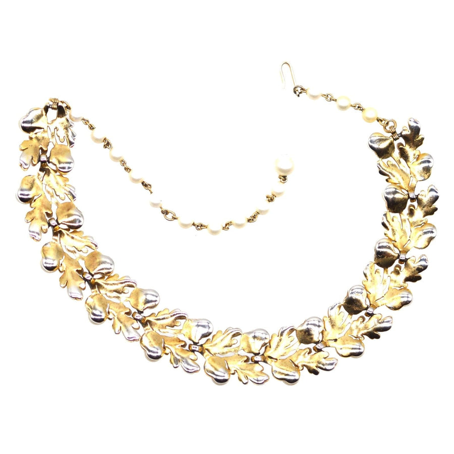 1950s-trifari-gold-tone-oak-leaf-faux-pearl-acorn-parure-parkin-and-gerrish
